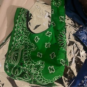 Carlton Yaito Kelly Green Bandana bag!! Never worn